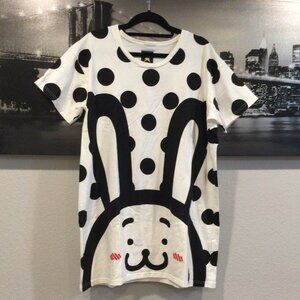 Hyoma 'Rabbit' Polka Dot Over Fit Tshirt